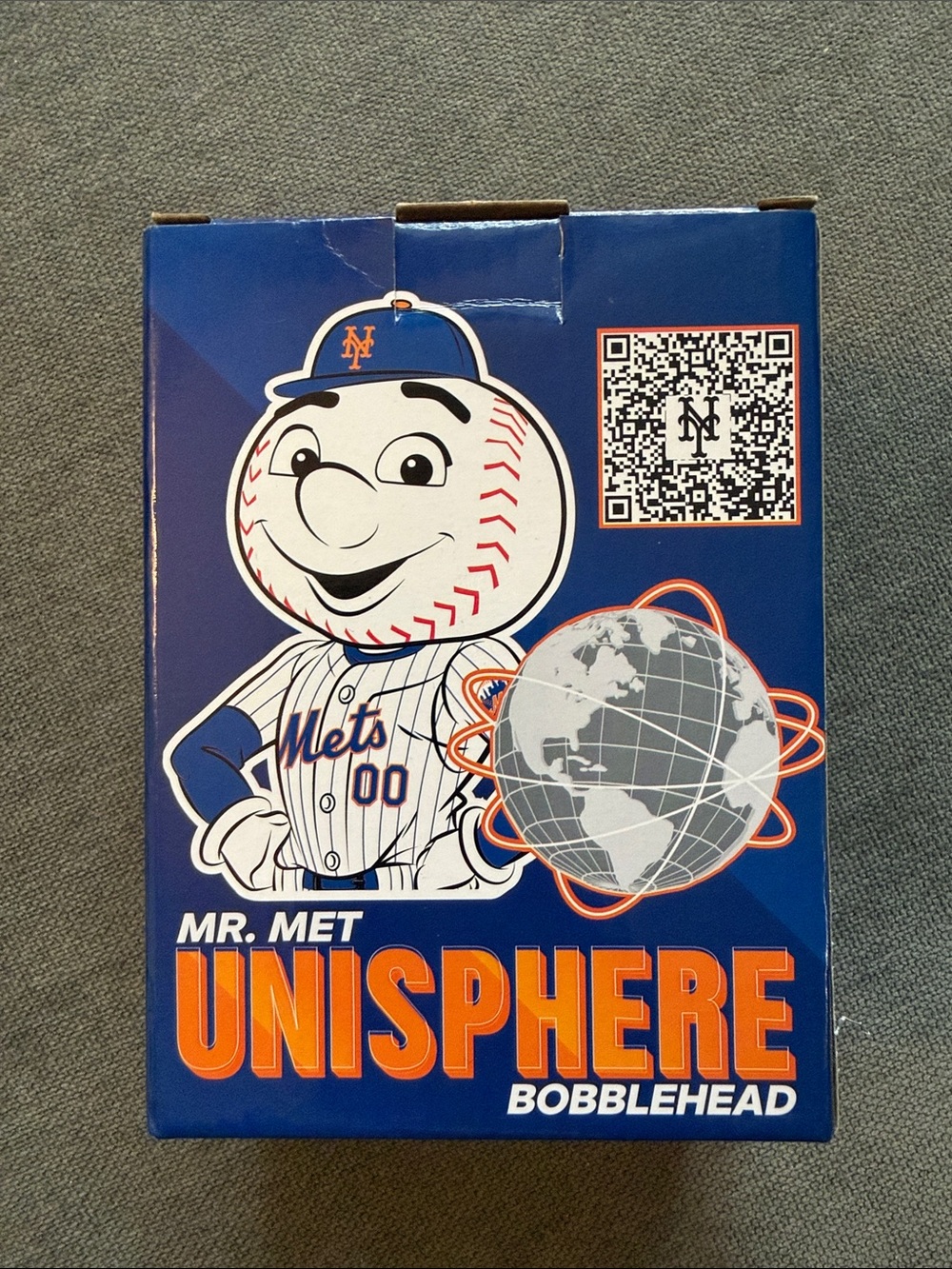 Mr. Met Unisphere Bobblehead - Mr. Met Blue and Orange Collectible